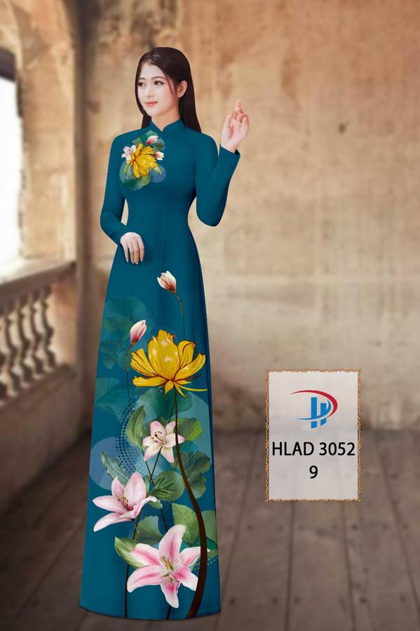 Vải Áo Dài Hoa Ly AD HLAD3052 11